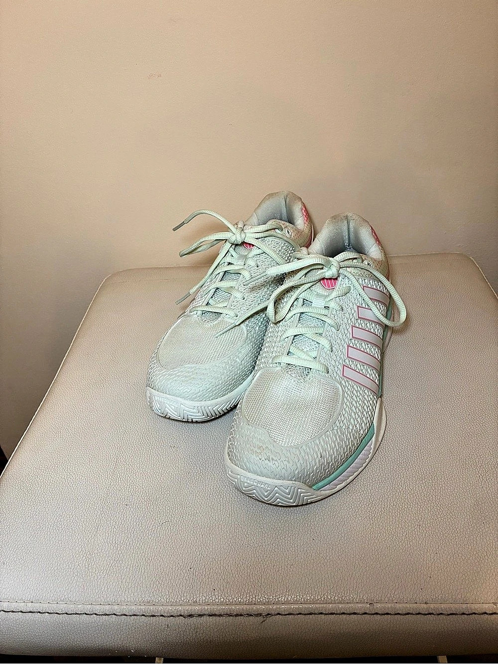 K-Swiss Pickleball Athletic Shoes US 10 W Green & Pink